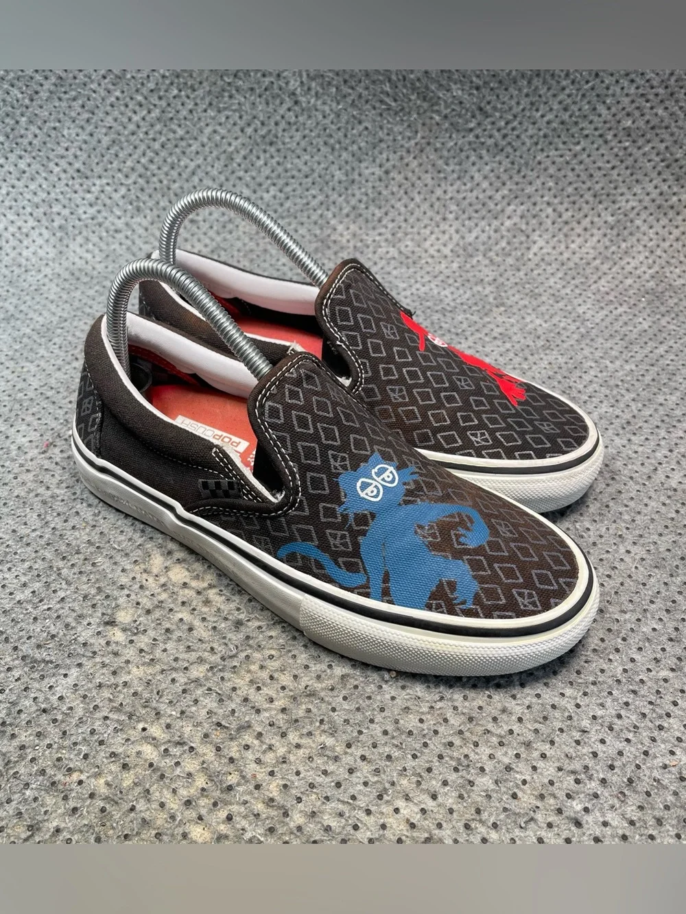 Vans Krooked by Natas Skate Shoes Size 6.5 Boys